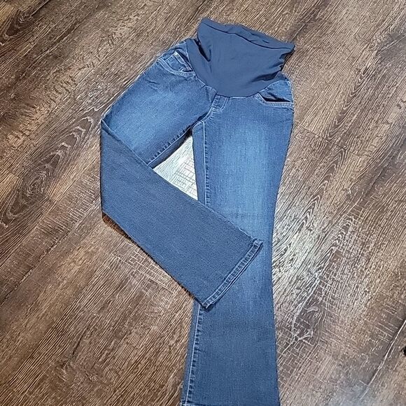 Indigo Blue Secret Fit Belly Stretch Maternity Jeans - Picture 4 of 16